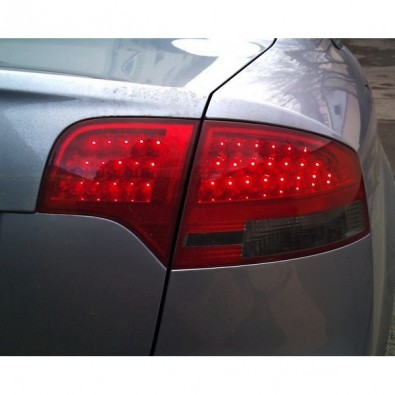 PILOTOS TRASEROS LED BERLINA A4 B7 ROJO-NEGRO