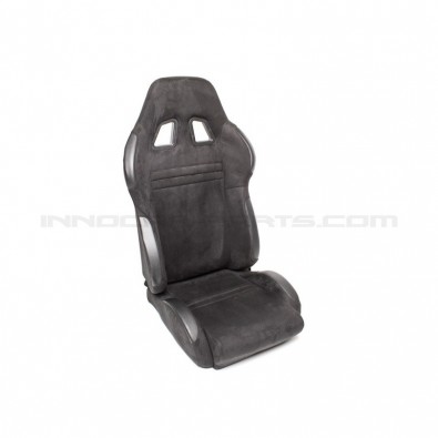 ASIENTO DEPORTIVO SEMI-RÍGIDO NEGRO ALCÁNTARA