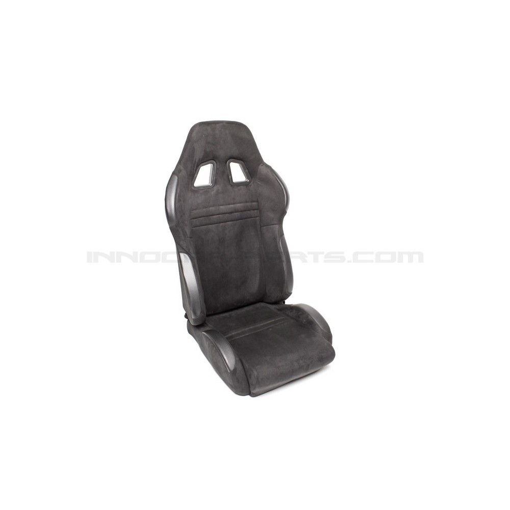 ASIENTO DEPORTIVO SEMI-RÍGIDO NEGRO ALCÁNTARA