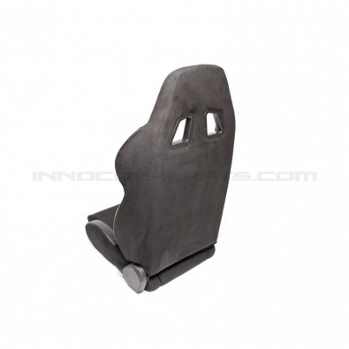 ASIENTO DEPORTIVO SEMI-RÍGIDO NEGRO ALCÁNTARA