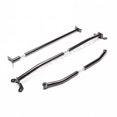 KIT BARRAS DE REFUERZO "NEGRO" VW POLO 6N
