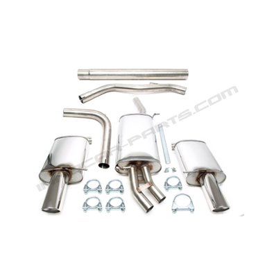 CATBACK DUPLEX INOX. AUDI A4 B7 1.8T/2.0TFSi