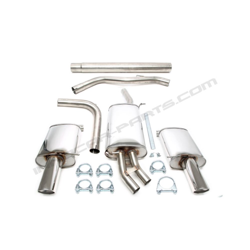 CATBACK DUPLEX INOX. AUDI A4 B7 1.8T/2.0TFSi