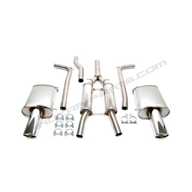 CATBACK DUPLEX INOX. A4 B7 1.8T/2.0TFSi QUATTRO