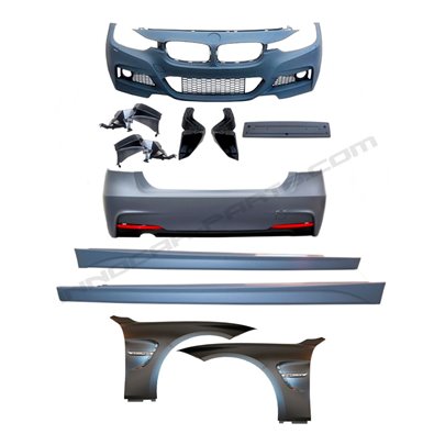 KIT CARROCERIA LOOK M BMW SERIE 3 F30 C/ALETAS