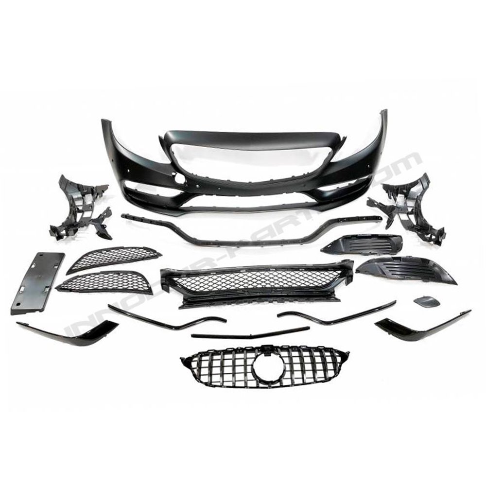 PARAGOLPES LOOK AMG C63 MERCEDES CLASE C (14-18)