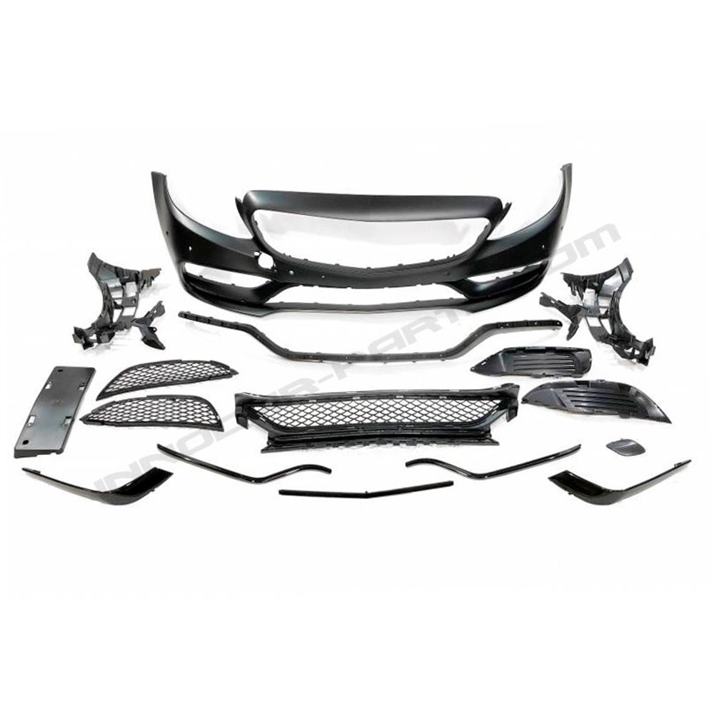 PARAGOLPES LOOK AMG C63 MERCEDES CLASE C (14-18)