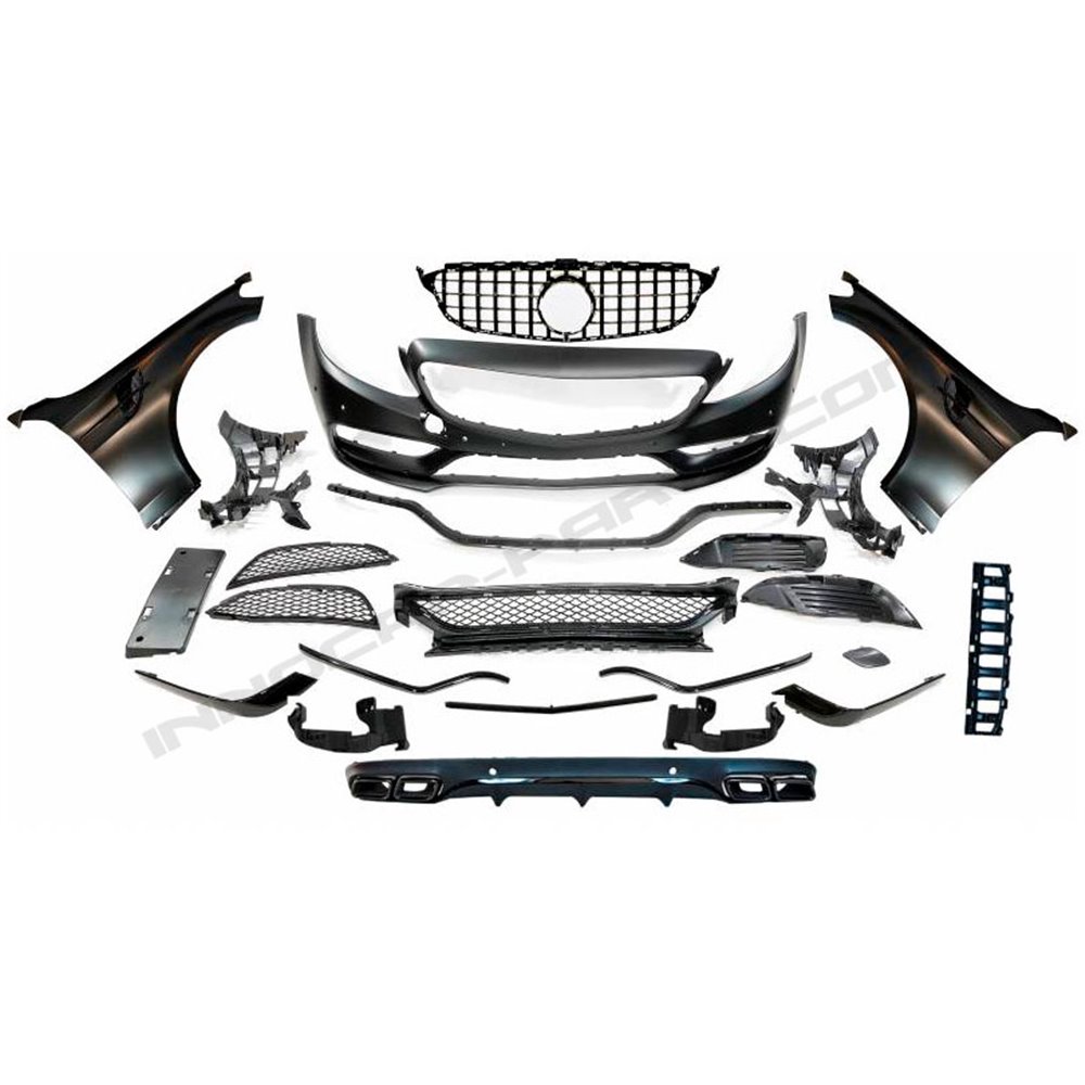 KIT CARROCERIA LOOK C63 AMG CLASE C COUPE (14-18)