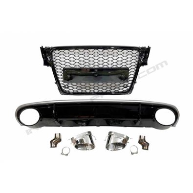 KIT CARROCERIA LOOK RS4 AUDI A4 (2009-2012)