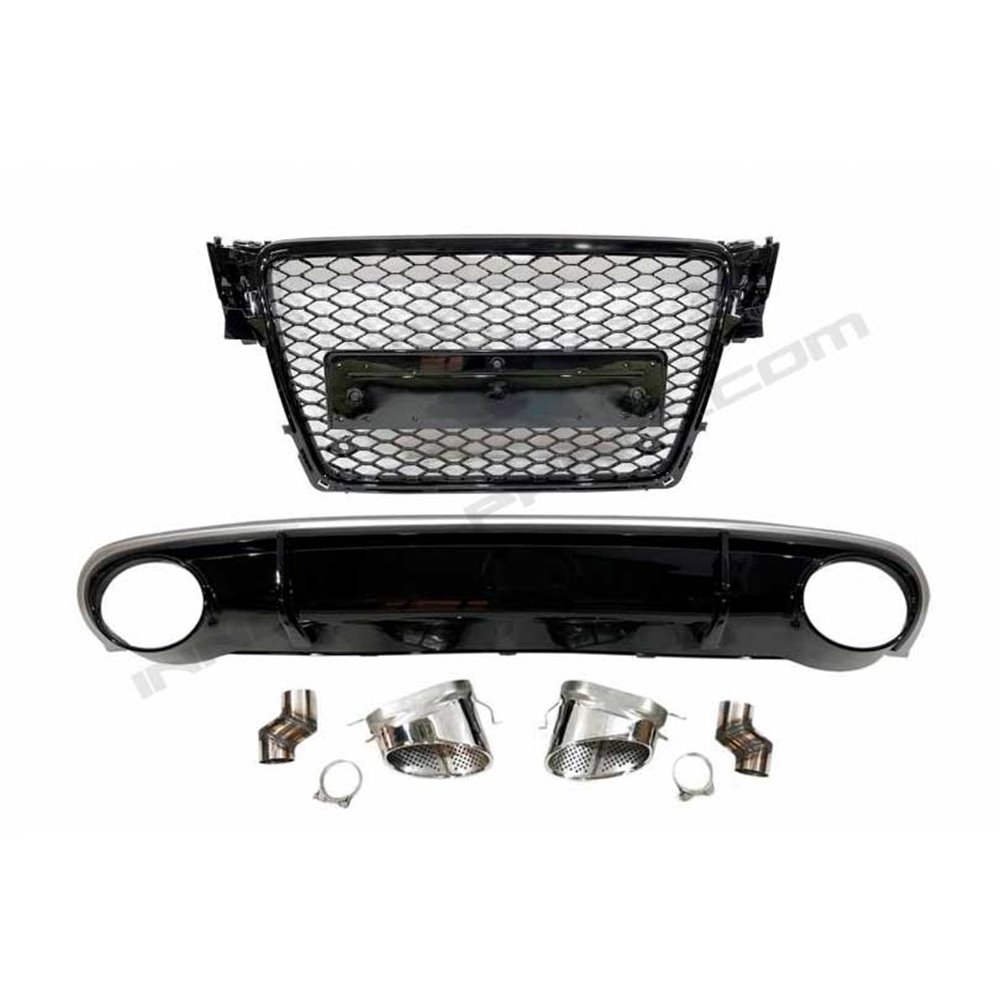 KIT CARROCERIA LOOK RS4 AUDI A4 (2009-2012)