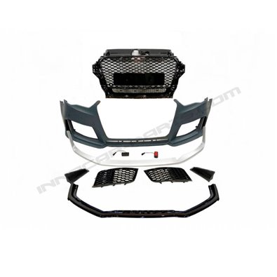 PARAGOLPES LOOK RS3 AUDI A3 C/SPOILER (13-15)