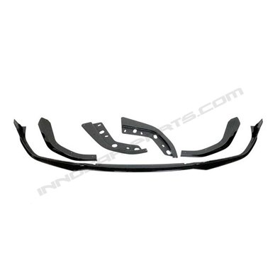 SET SPLITTER + SPOILER BMW SERIE 3 (NEGRO BRILLO)