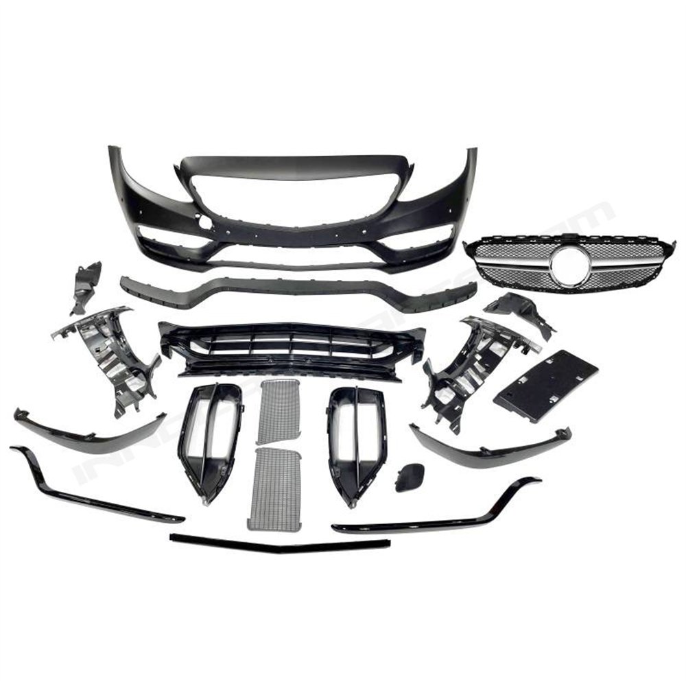 PARAGOLPES LOOK AMG C63 MERCEDES CLASE C (14-18)
